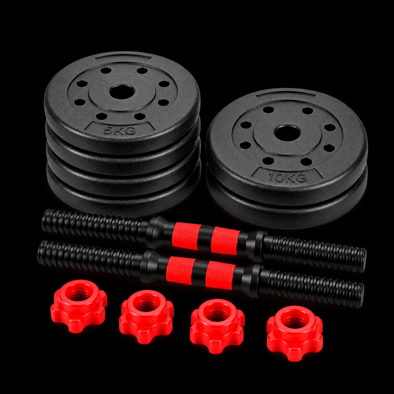 Kit mancuernas 40 kg | 6 discos