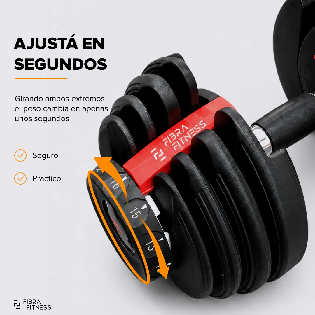 Mancuerna ajustable 24 kg