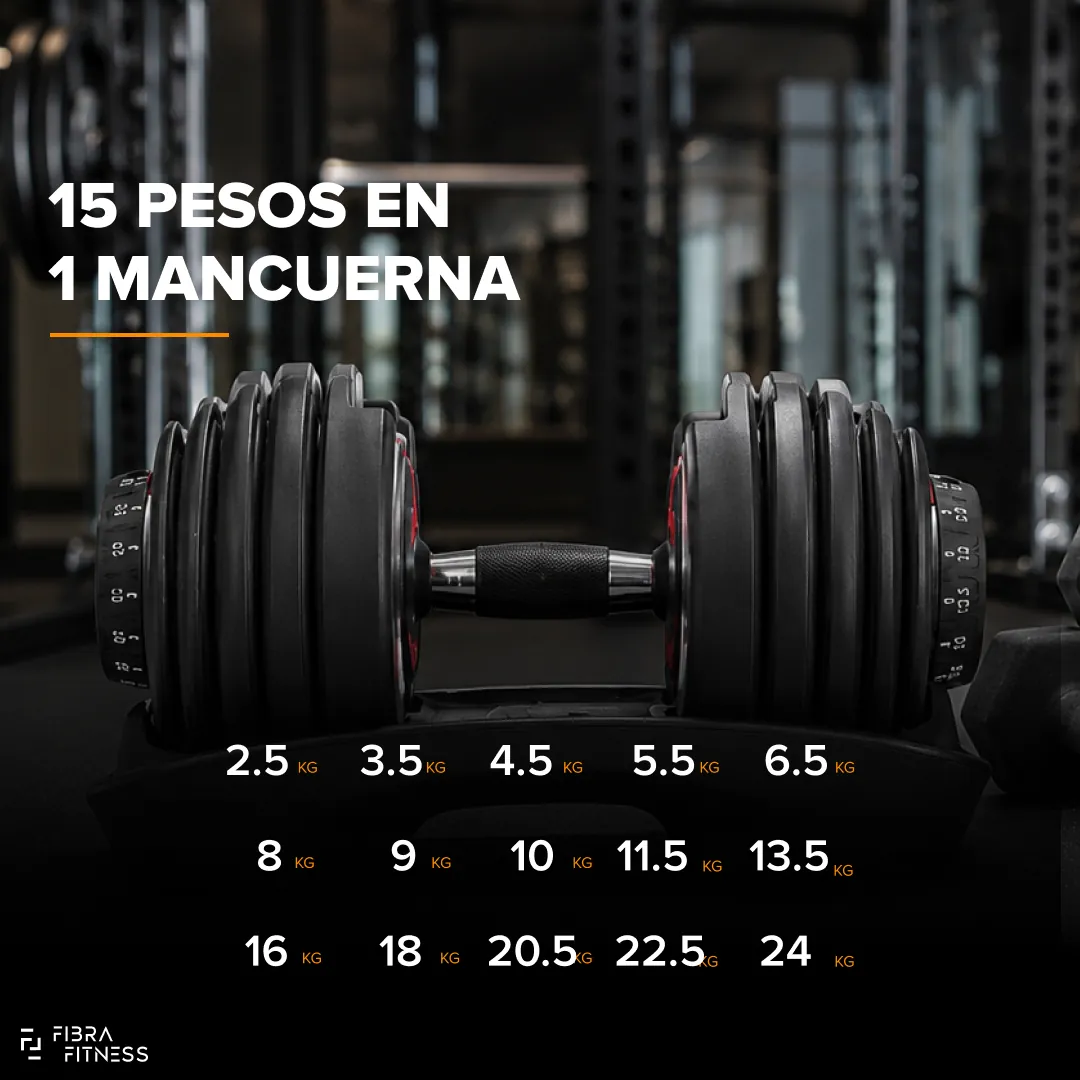 Mancuerna ajustable 24 kg