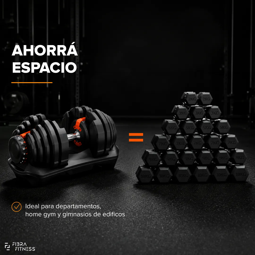 Mancuerna ajustable 40 kg