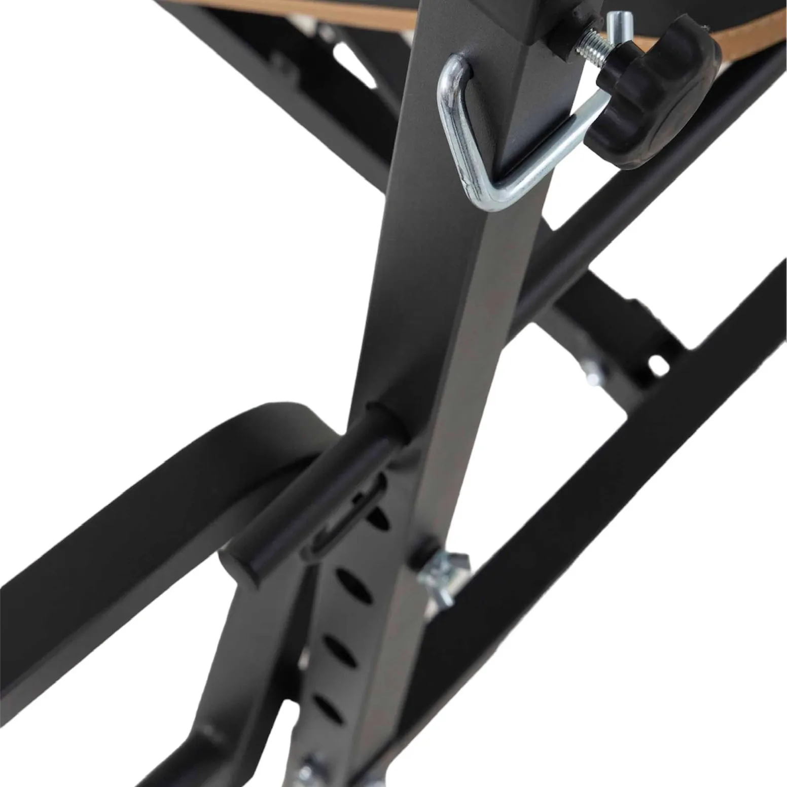 Banco regulable Scott con soporte para barra