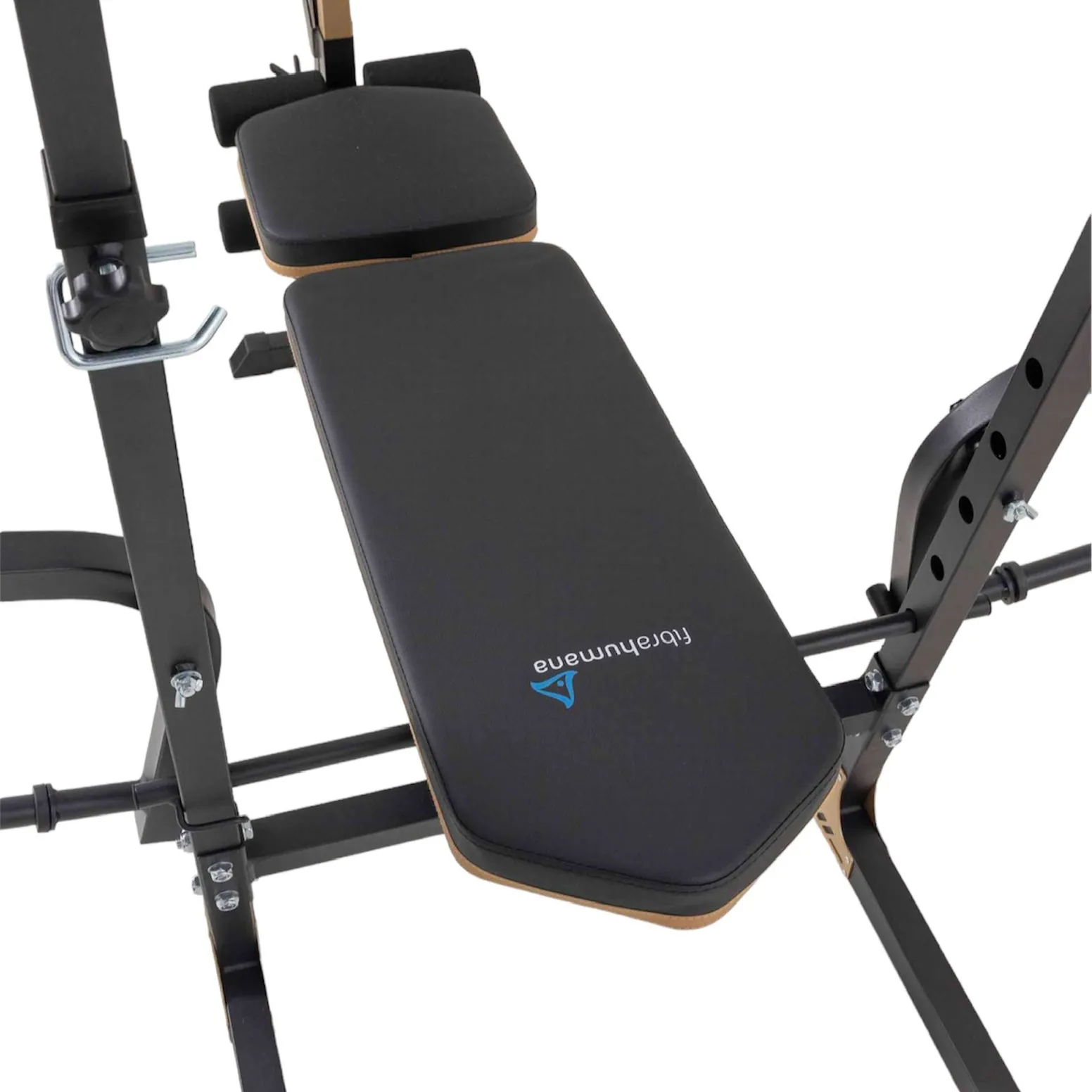 Banco regulable Scott con soporte para barra