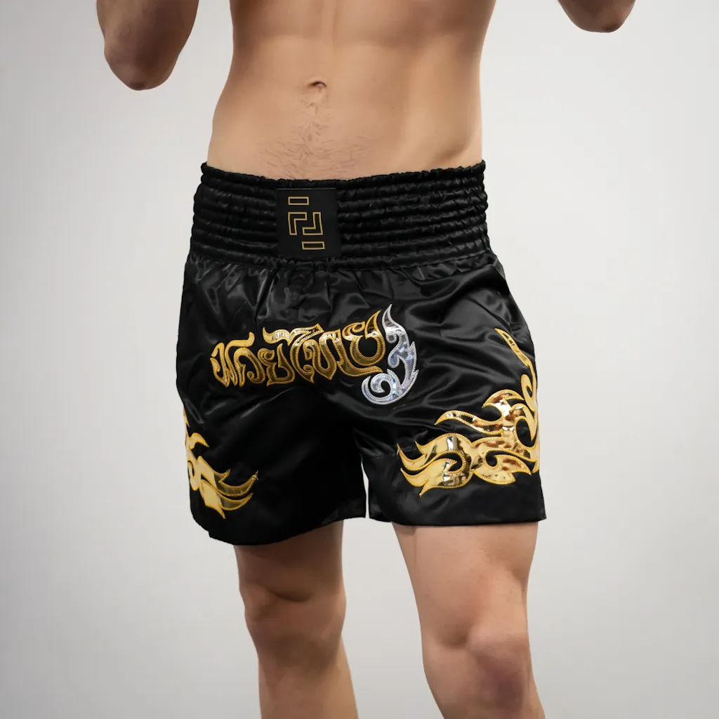 Short de Muay Thai combinado