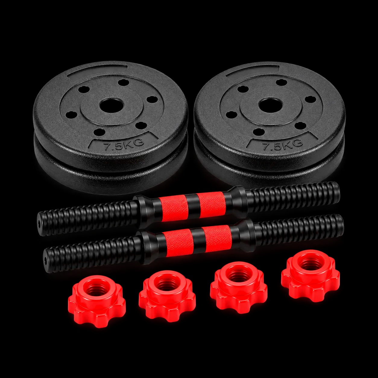 Kit mancuernas 30 kg | 4 discos