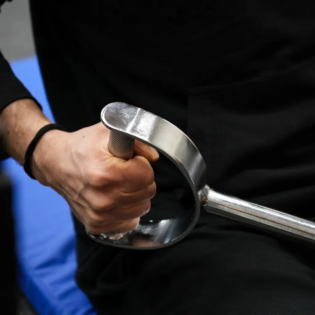 Agarre cerrado para polea