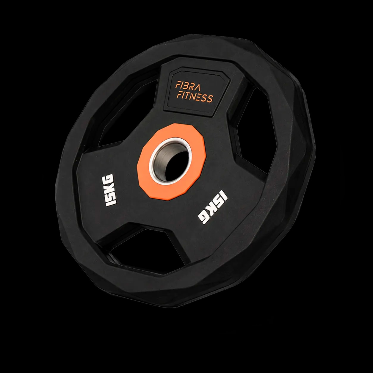 Disco olímpico engomado 15 kg