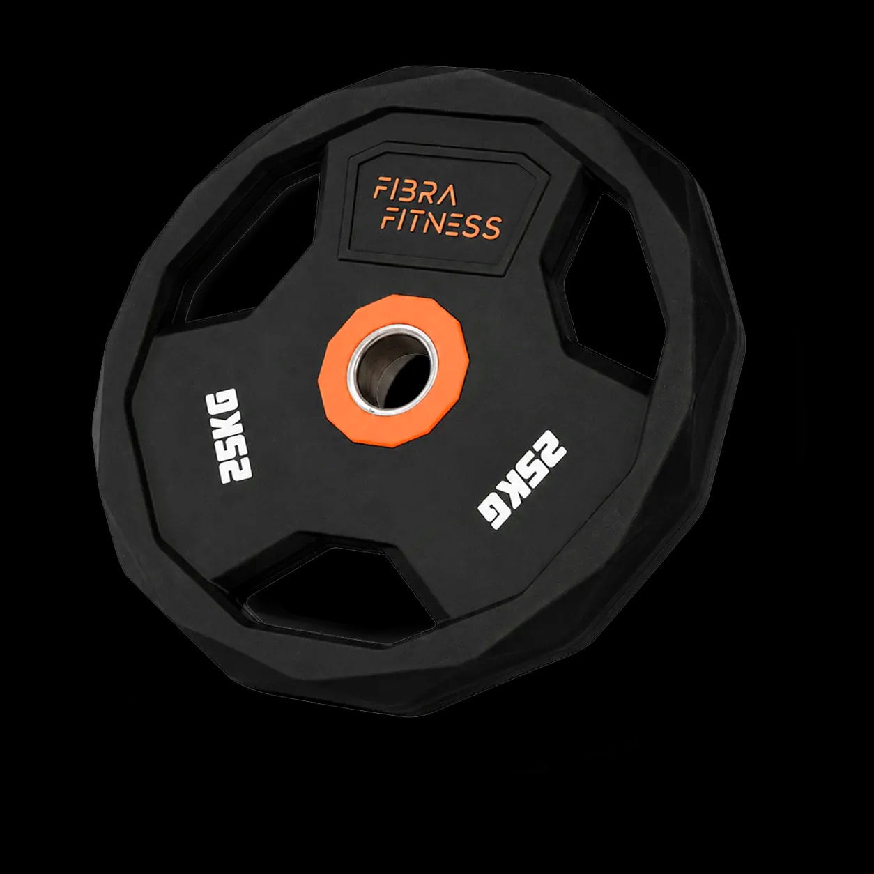 Disco olímpico engomado 25 kg