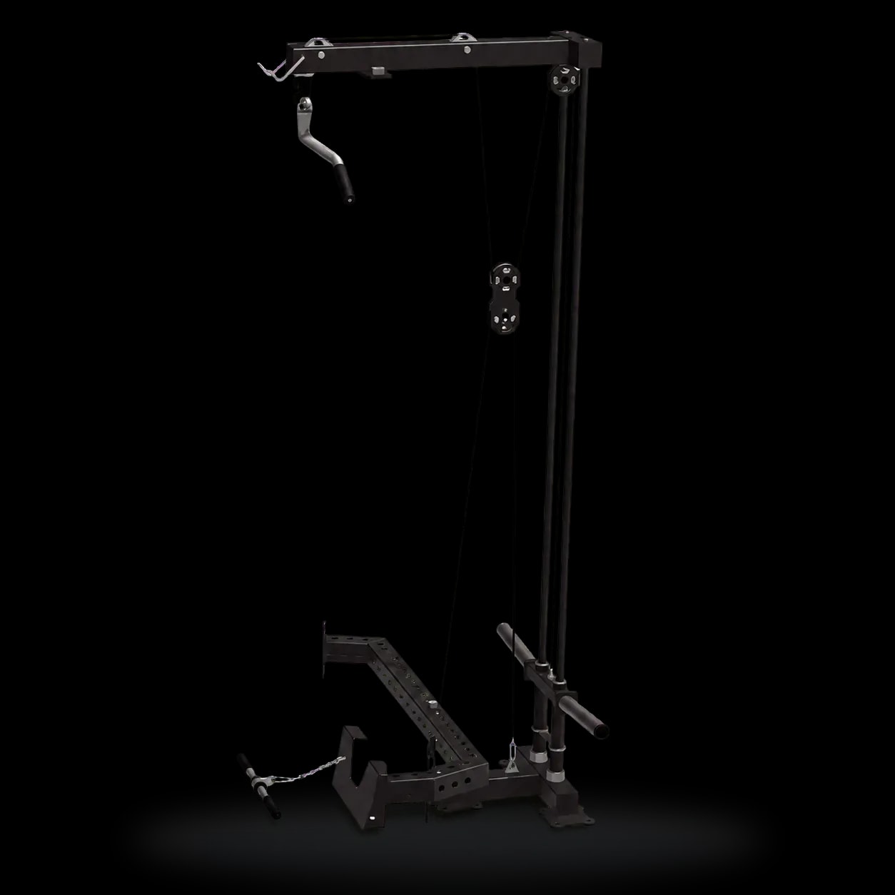 Accesorio para rack: barra dorsal con porta discos