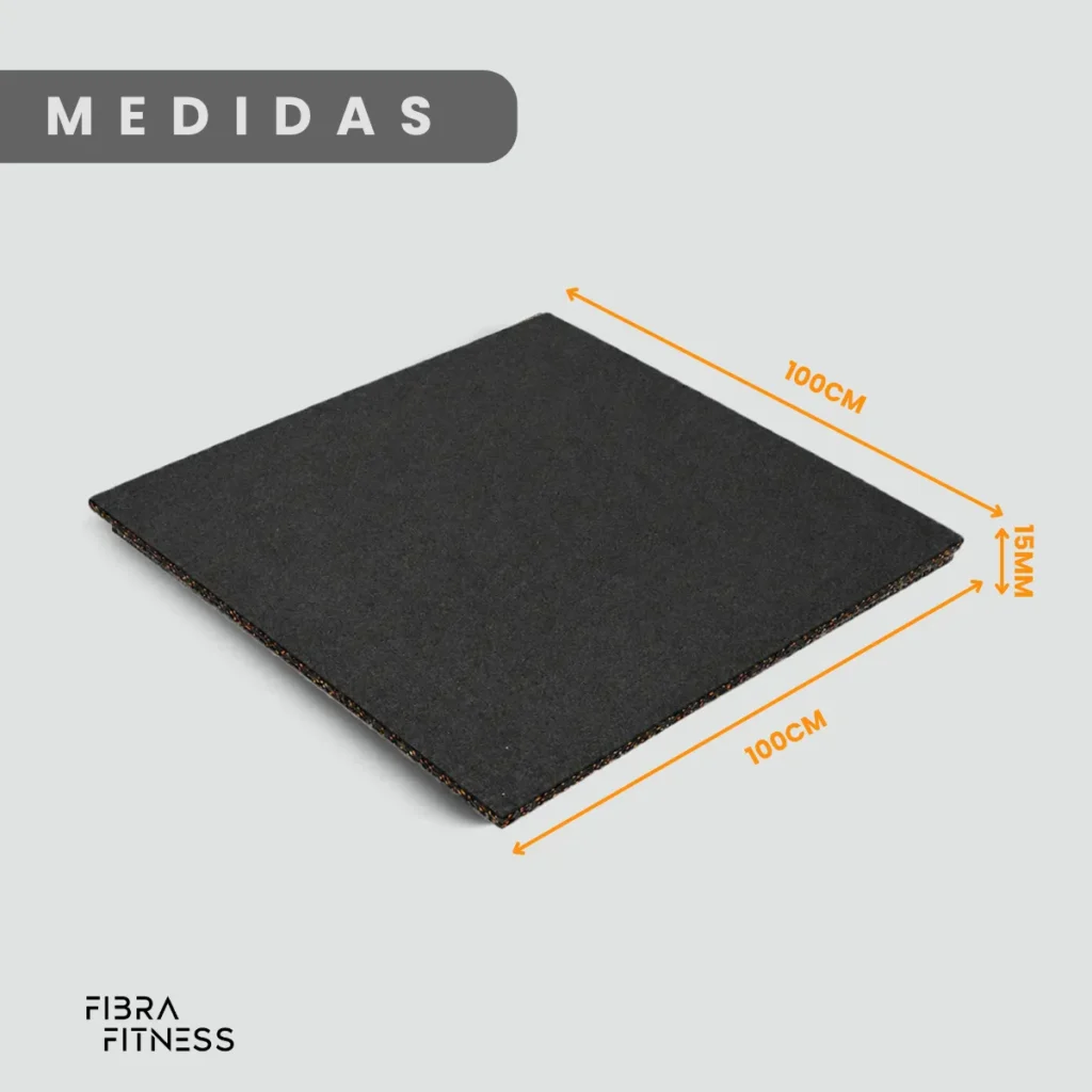 Piso para gimnasio 15 mm