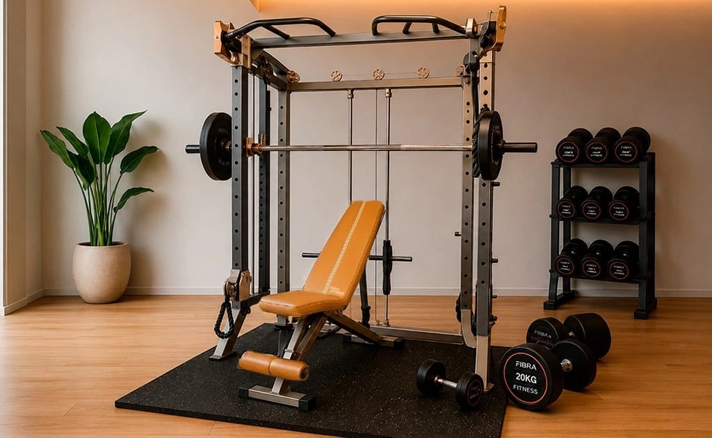 Cómo armar un gimnasio en casa con poco espacio
