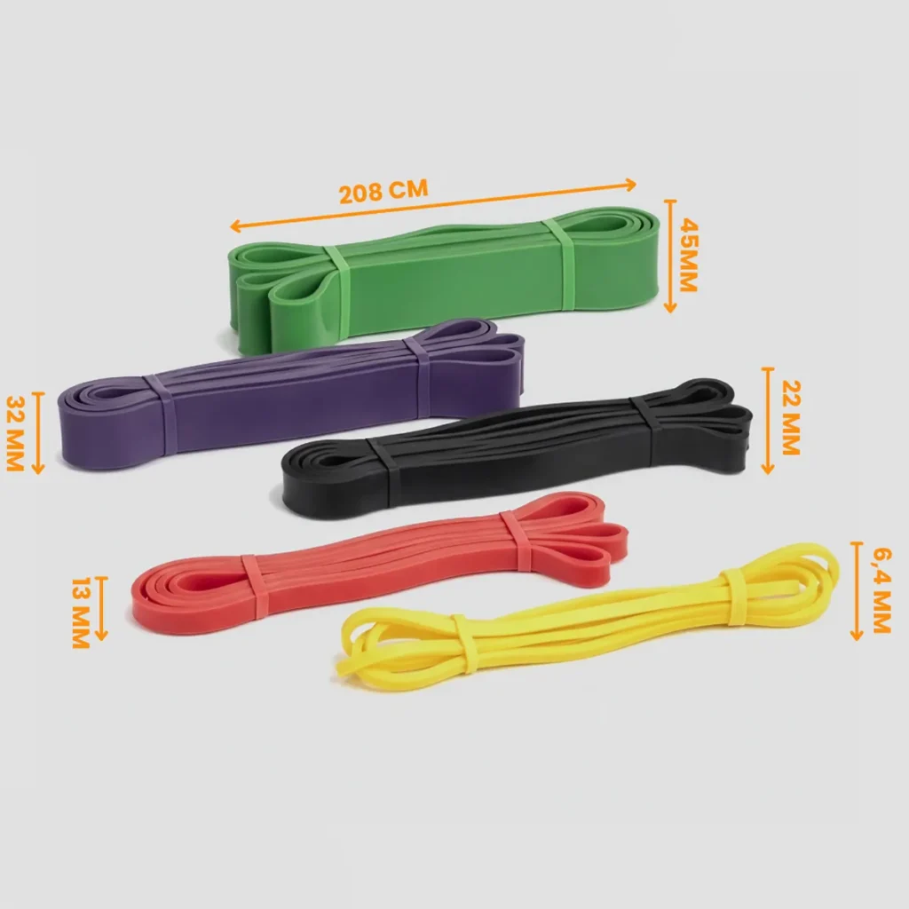 Kit x 5 bandas para dominadas