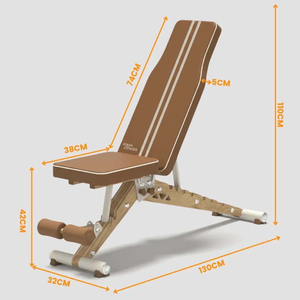 Banco regulable de madera