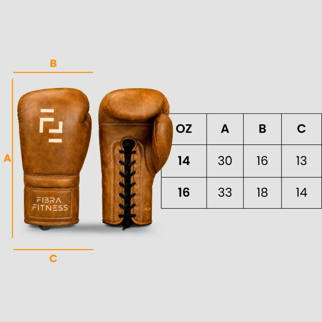 Guantes de boxeo de microfibra con cordones