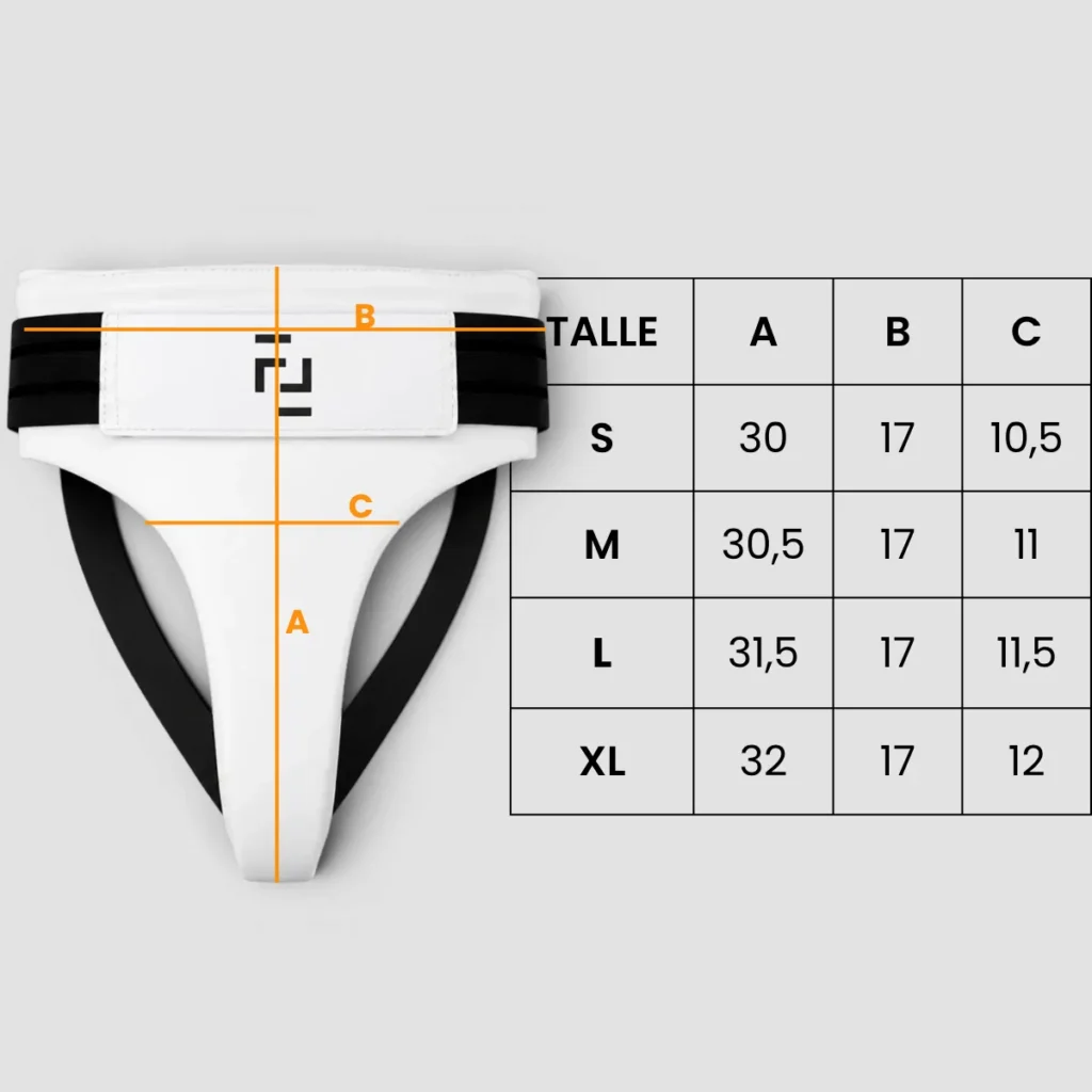 Protector inguinal femenino