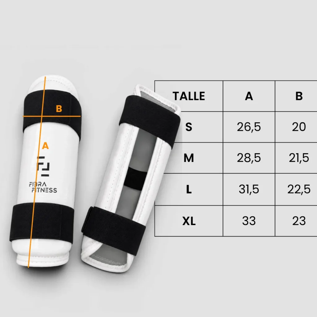 Tibiales de taekwondo